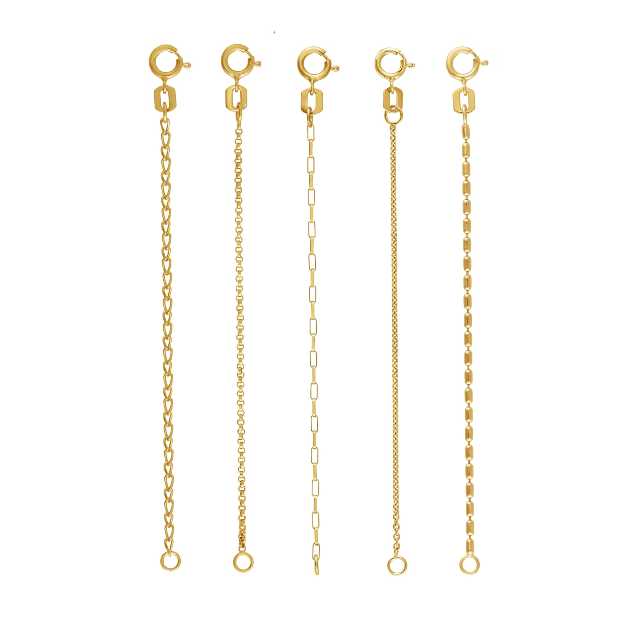 14K Gold plated Necklace Bracelet Extender – Alexcraft®