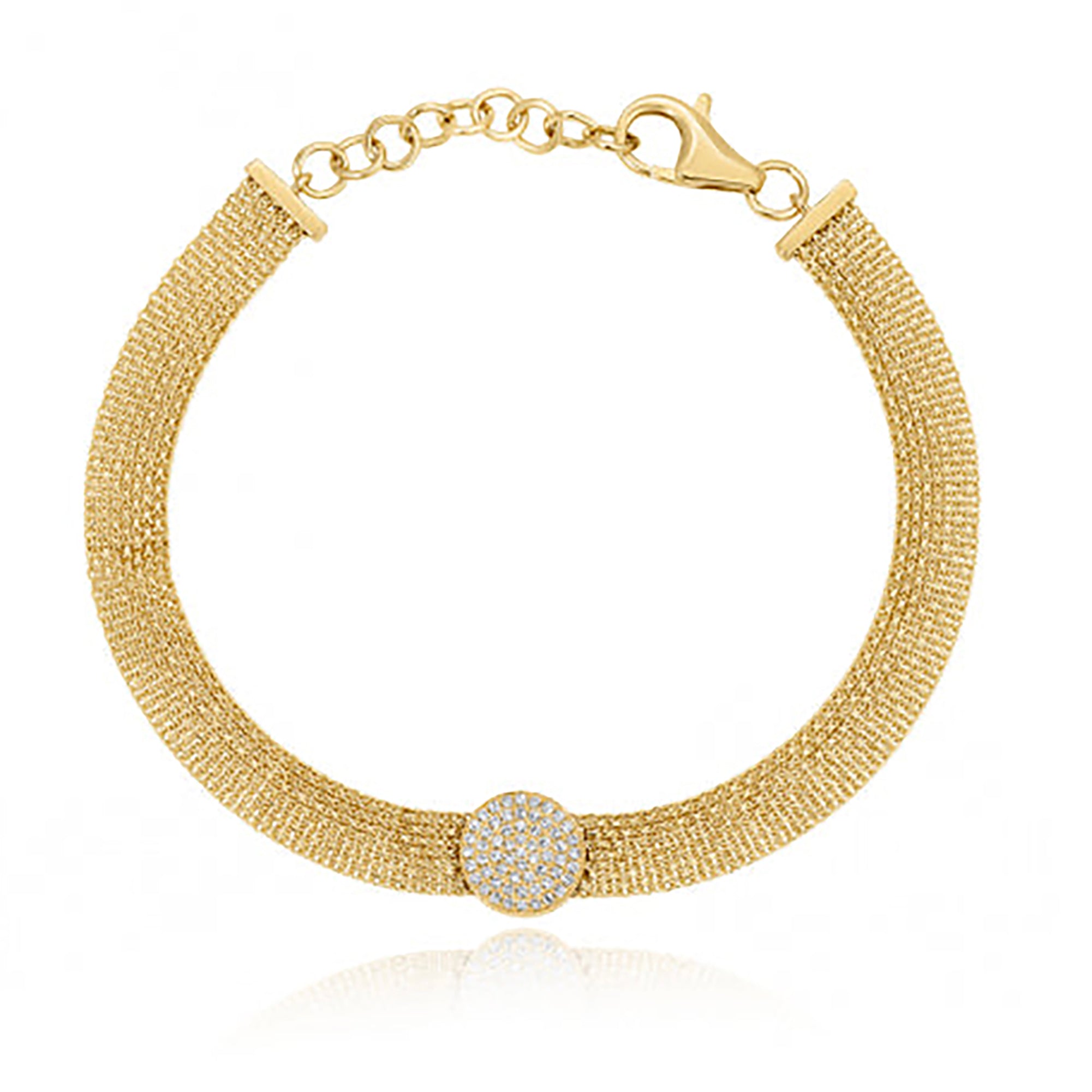 Mesh retailer Circle Bracelet