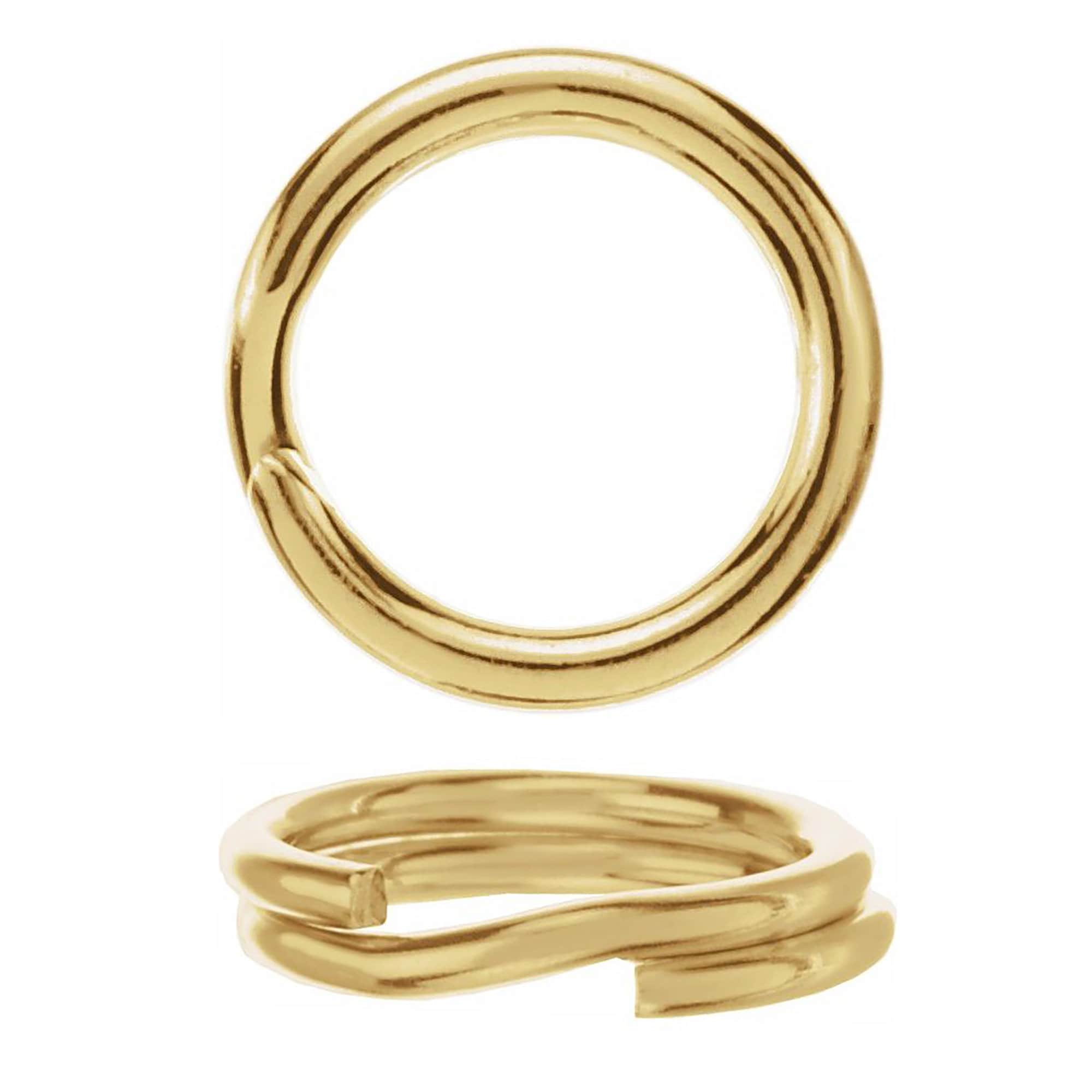 100, 500 or 1,000 Pieces: 6 mm KC Gold/Light Gold Open Jump Rings, 21g –  Guerrilla Charm
