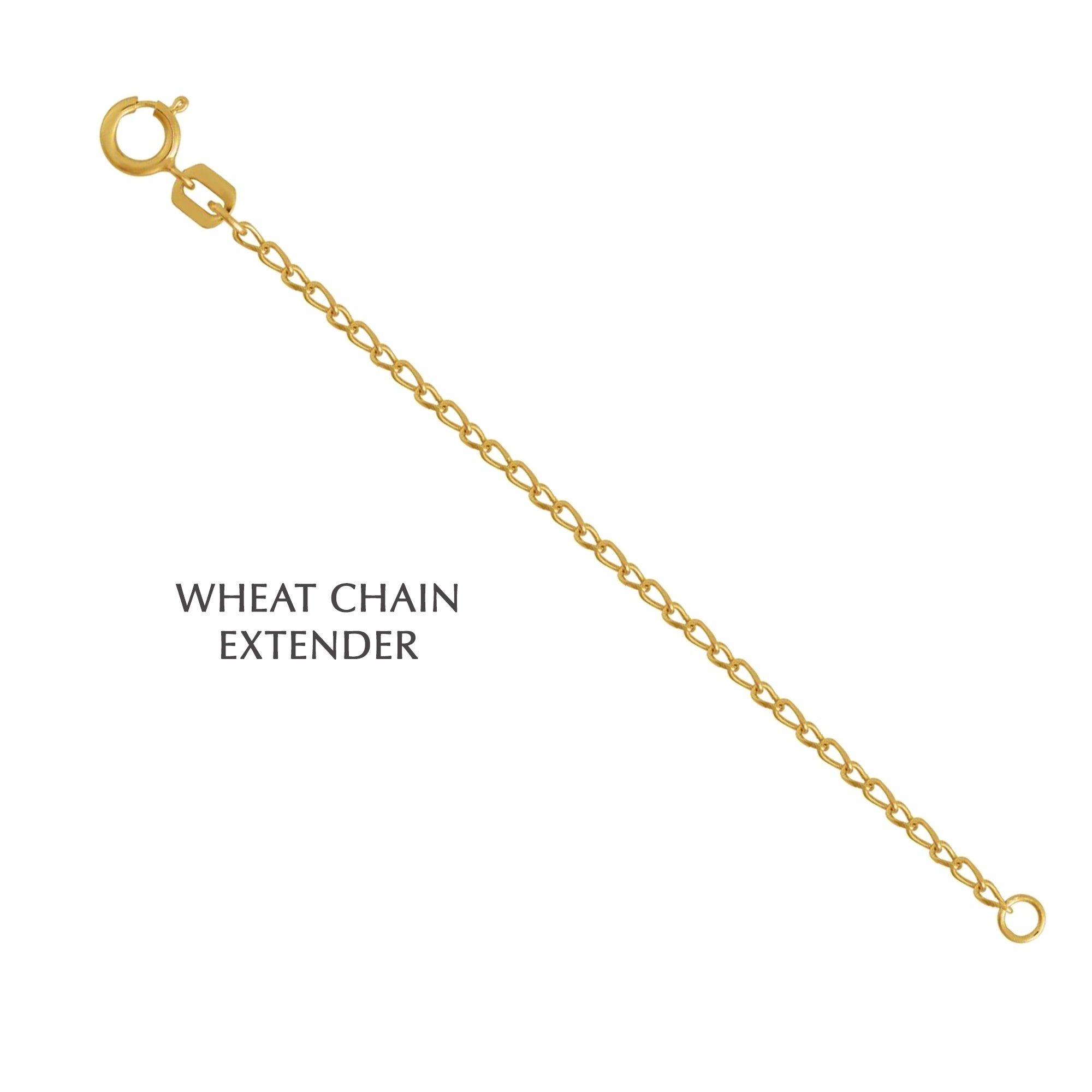 14K Solid Gold Adjustable Chain Extender
