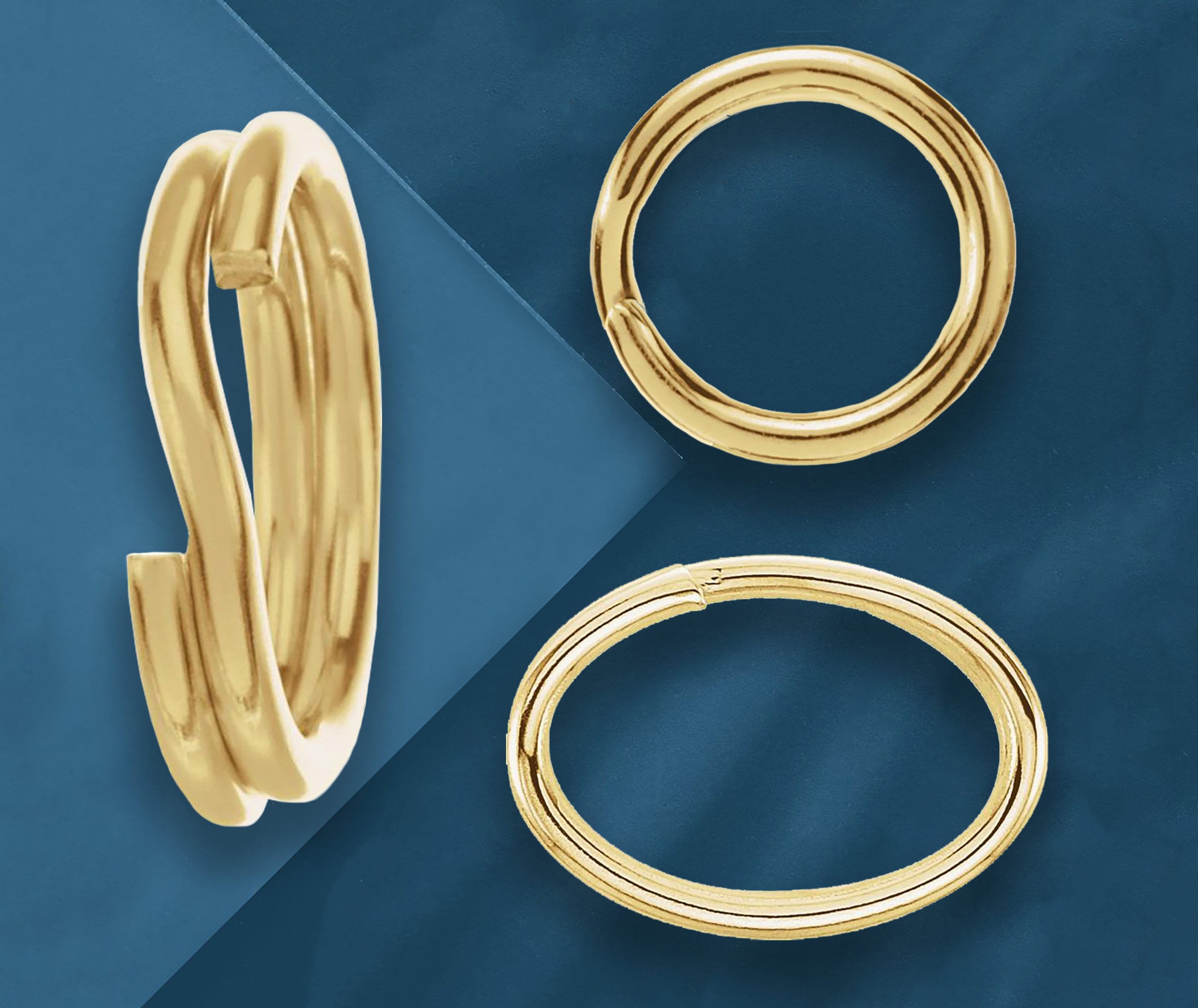 14k gold deals jump rings